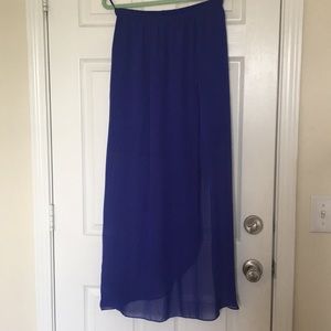 Royal Blue Maxi Skirt